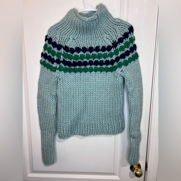 Twinkle by Wenlan Cowl Neck 100% wool Sweater size M - Picture 2 of 8